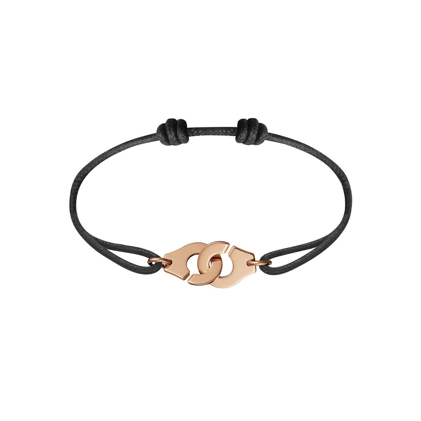 Bracelet cordon dinh van Menottes R12 en or rose