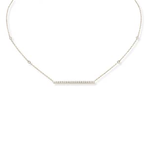 <strong>MESSIKA </strong><br>Collier Gatsby Barrette Horizontale