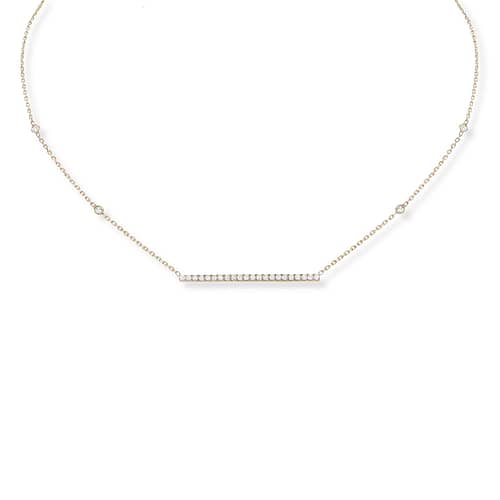 <strong>MESSIKA </strong><br>Collier Gatsby Barrette Horizontale
