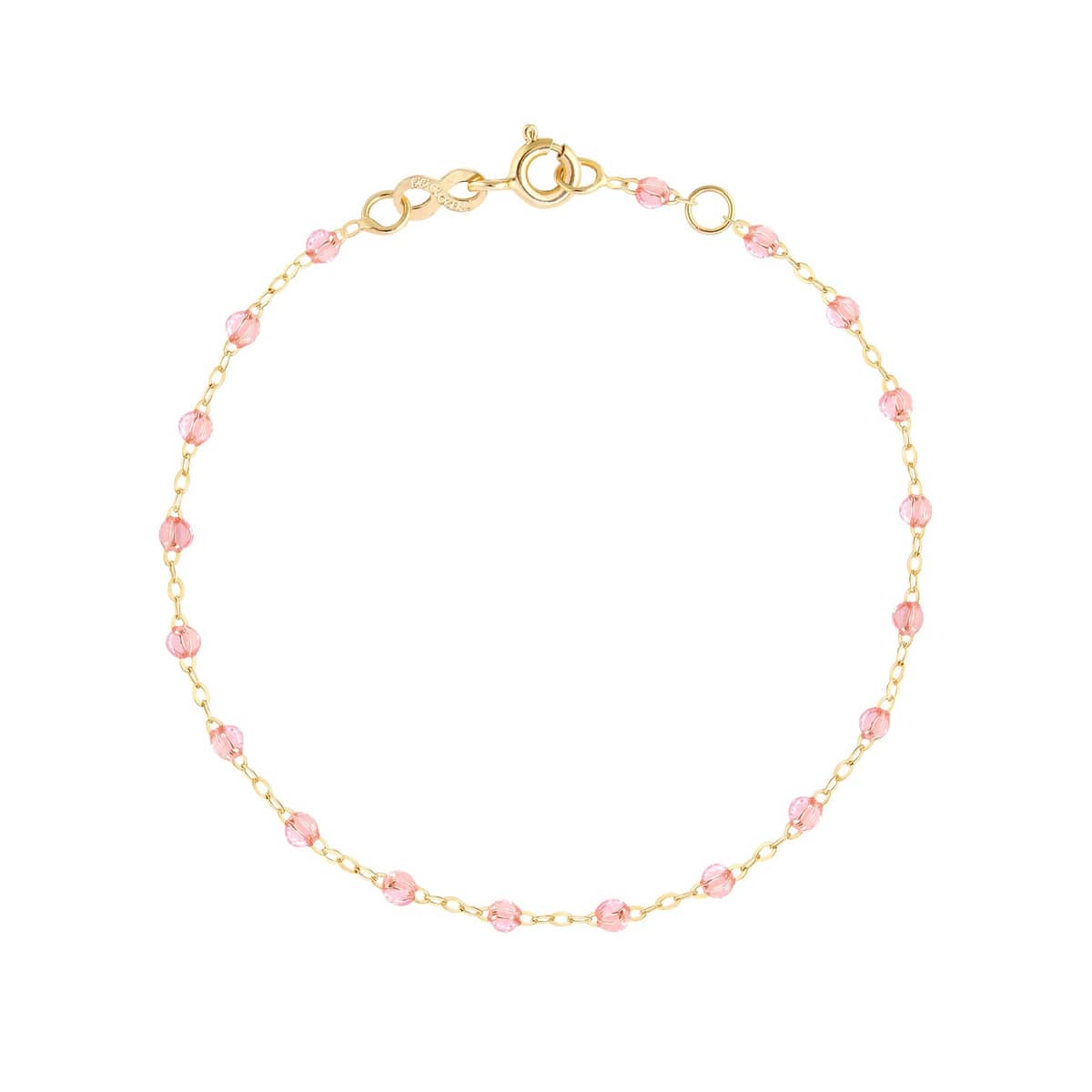 Bracelet Gigi Clozeau Rosée Classique en or jaune et perles de résine