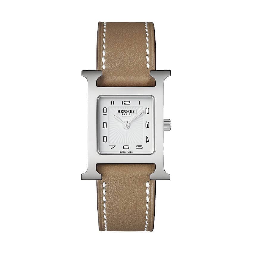 <strong>HERMÈS </strong><br>Montre Heure H 21x21mm