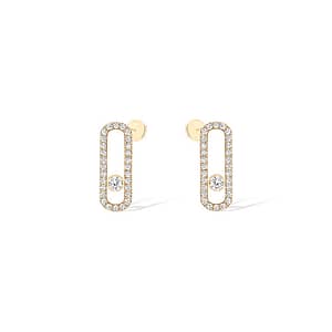 <strong>MESSIKA </strong><br>Boucles d’Oreilles Move Uno Pavées