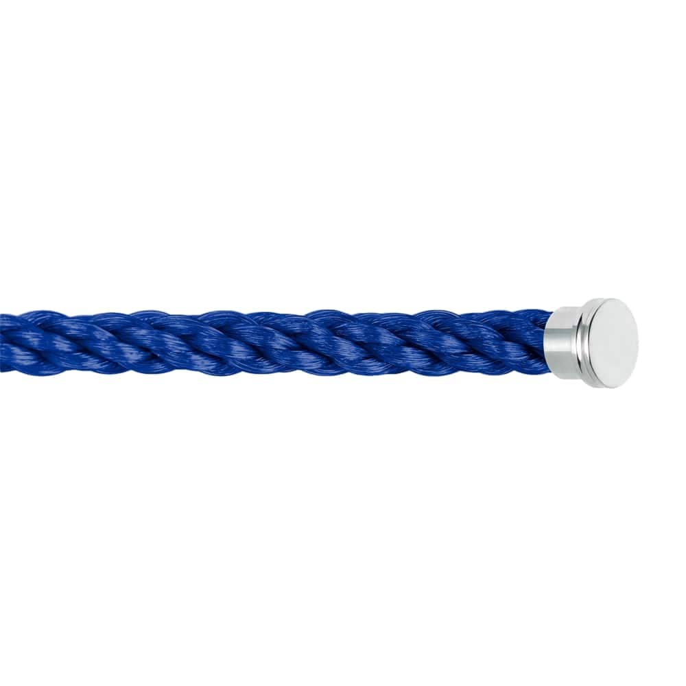 Câble Bleu indigo Fred Grand modèle corderie embouts blancs