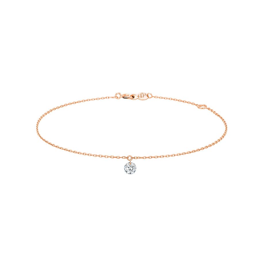 Bracelet 360° de la Brune & La Blonde or rose et diamant