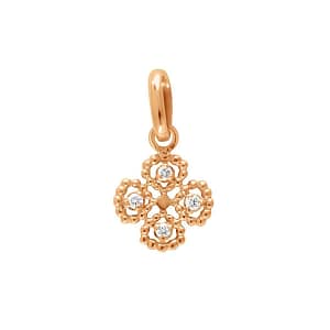 <strong>GIGI CLOZEAU </Strong><br>Pendentif Lucky Trèfle
