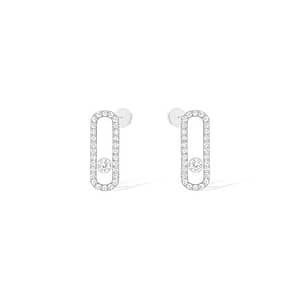 <strong>MESSIKA </strong><br>Boucles d’Oreilles Move Uno Pavées