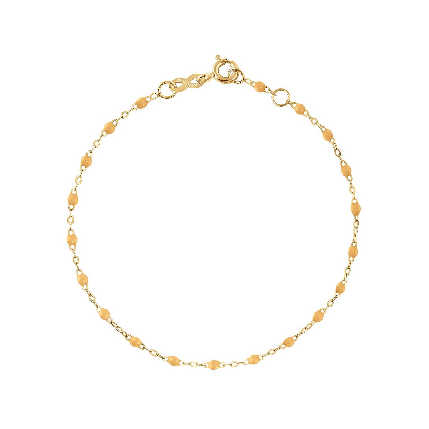 Bracelet Gigi Clozeau Nude Classique or jaune 18 carats et perles de résine