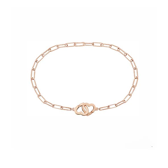 <strong>DINH VAN </strong><br>Bracelet Double Coeurs R9